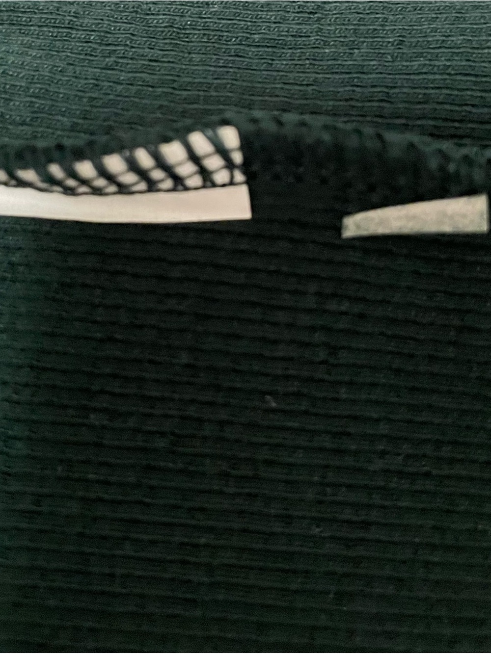 Zara Deep Green Ribbed Top - Picture 7 of 7